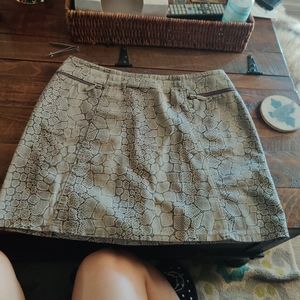 Vintage Versace Classic V2 Snakeskin Skirt Size 44/M